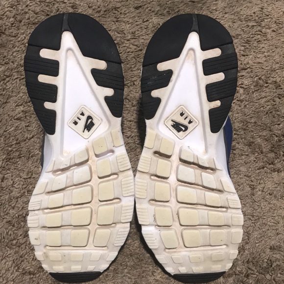 🔥AIR HUARACHE BY NIKE💥 blue & white, gray trim (Sz.10) 💐slightly used 🦋 - Picture 7 of 7